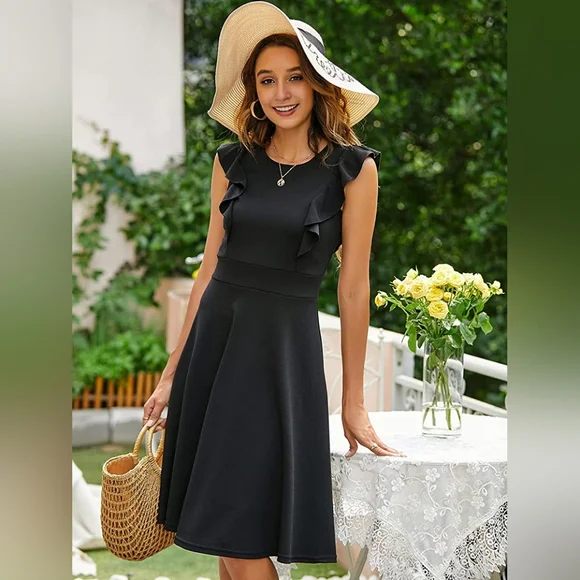 Yathon Ruffle Dress - Picture 2 of 12